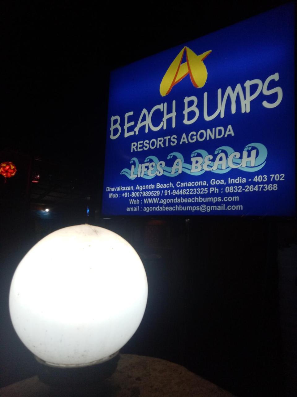 Agonda Beach Bumps Hotel Buitenkant foto